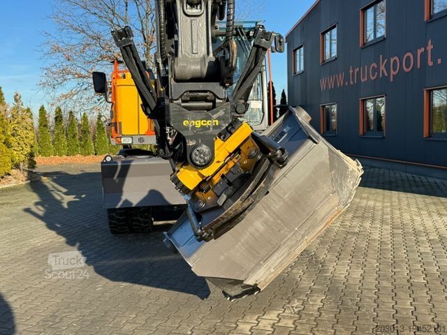 Pelle sur pneus VOLVO EWR150E Mobilbagger mit ROTATOR ENCONG EC319