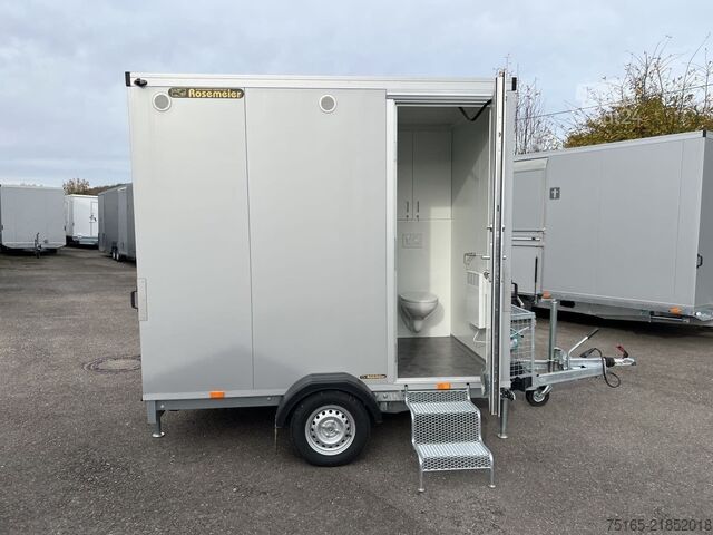 Przyczepa toaletowa Rosemeier VE Badanhänger mit WC - silver H Toilettenanhänger