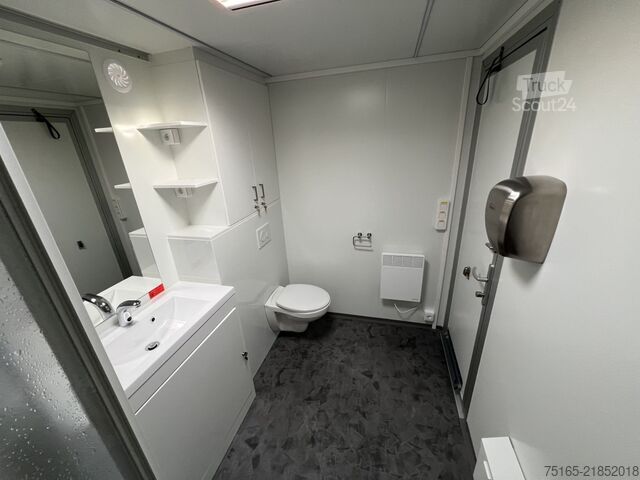 عربة دورات المياه Rosemeier VE Badanhänger mit WC - silver H Toilettenanhänger