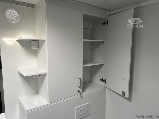 عربة دورات المياه Rosemeier VE Badanhänger mit WC - silver H Toilettenanhänger