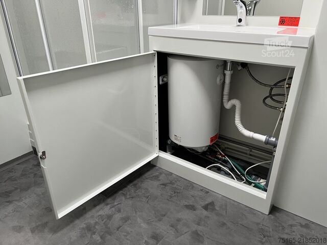 عربة دورات المياه Rosemeier VE Badanhänger mit WC - silver H Toilettenanhänger
