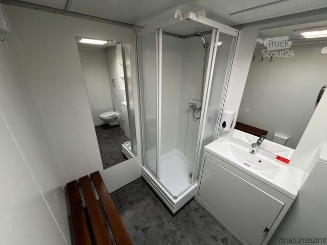 عربة دورات المياه Rosemeier VE Badanhänger mit WC - silver H Toilettenanhänger