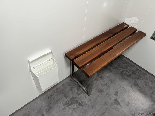 عربة دورات المياه Rosemeier VE Badanhänger mit WC - silver H Toilettenanhänger