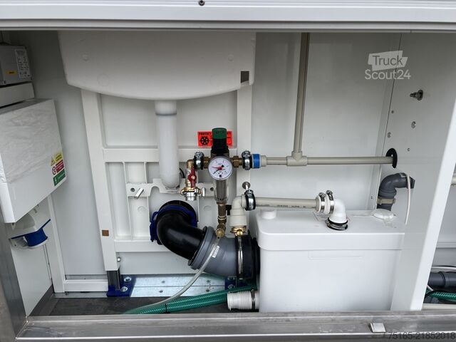 عربة دورات المياه Rosemeier VE Badanhänger mit WC - silver H Toilettenanhänger