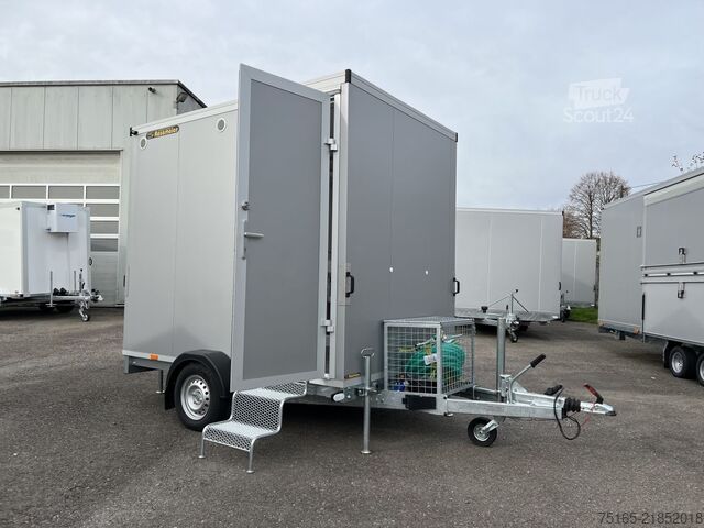 عربة دورات المياه Rosemeier VE Badanhänger mit WC - silver H Toilettenanhänger