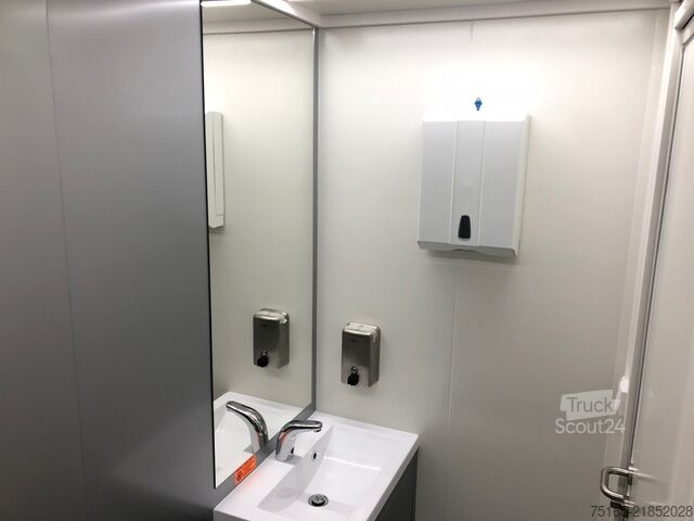 Przyczepa toaletowa Rosemeier VE 1 Damen, 1 Herren+U Max SILVER Toilettenanhänger