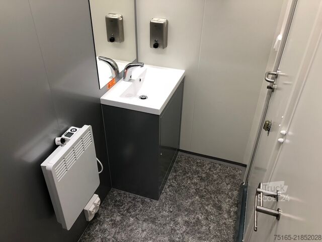 Przyczepa toaletowa Rosemeier VE 1 Damen, 1 Herren+U Max SILVER Toilettenanhänger