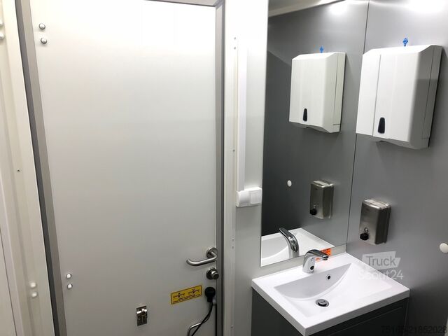 Przyczepa toaletowa Rosemeier VE 1 Damen, 1 Herren+U Max SILVER Toilettenanhänger
