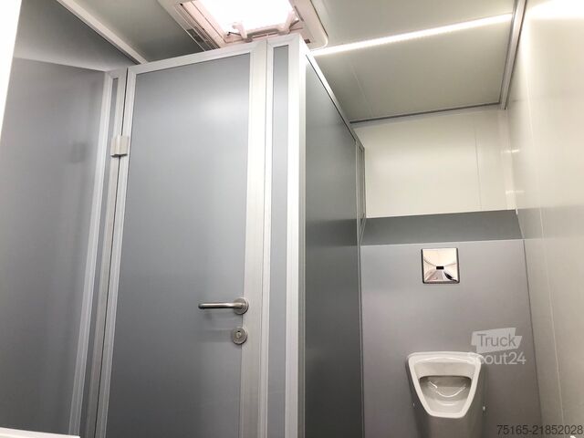عربة دورات المياه Rosemeier VE 1 Damen, 1 Herren+U Max SILVER Toilettenanhänger