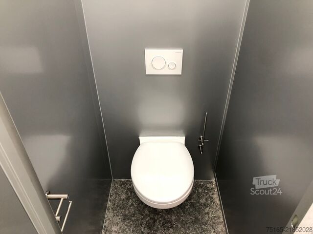 عربة دورات المياه Rosemeier VE 1 Damen, 1 Herren+U Max SILVER Toilettenanhänger
