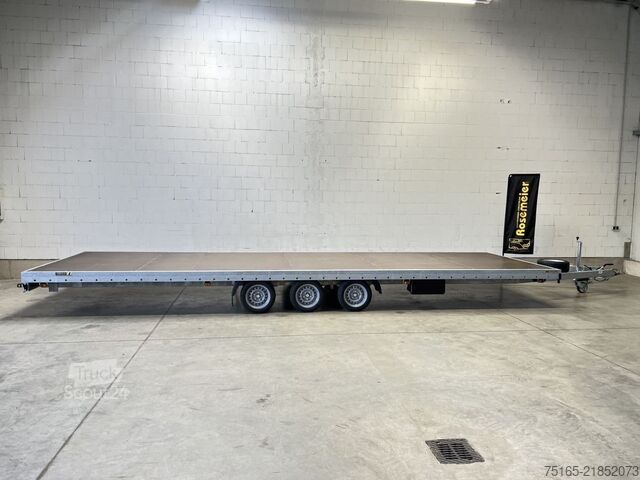 Remorcă platformă și transportor universal Stedele STA 120 Tridem Plattform/Universaltransporter