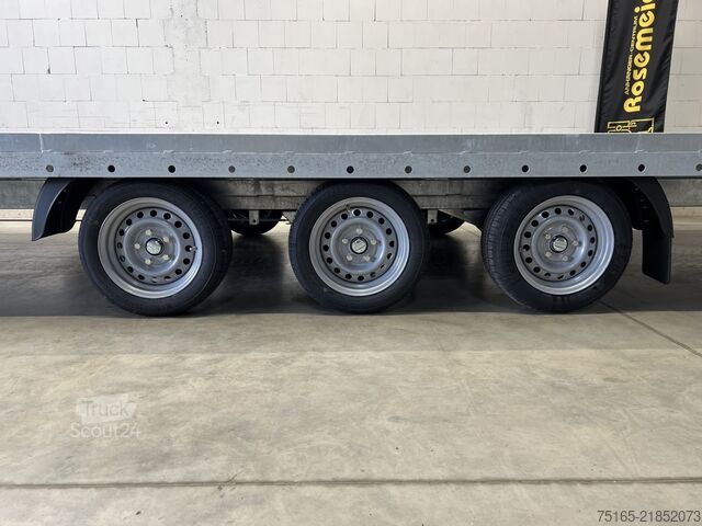 Remorcă platformă și transportor universal Stedele STA 120 Tridem Plattform/Universaltransporter