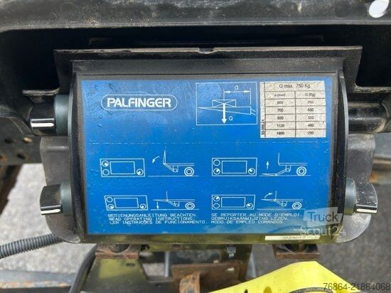 Podwozie furgonu MAN TGE  TGE 5.180, LADEBORDWAND, PALFINGER
