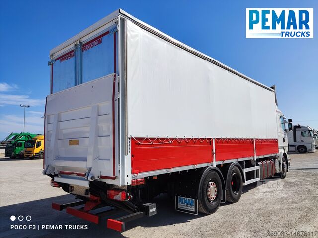 φορτηγό πλατφόρμα με μουσαμά SCANIA R 440 6X2 SEMITAUTLINER