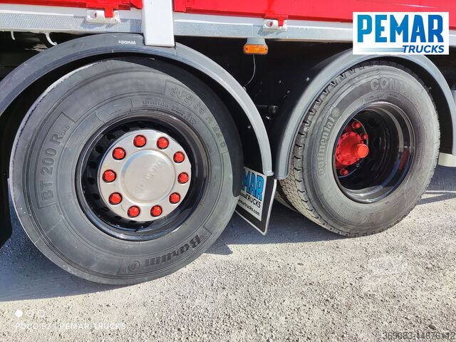 φορτηγό πλατφόρμα με μουσαμά SCANIA R 440 6X2 SEMITAUTLINER