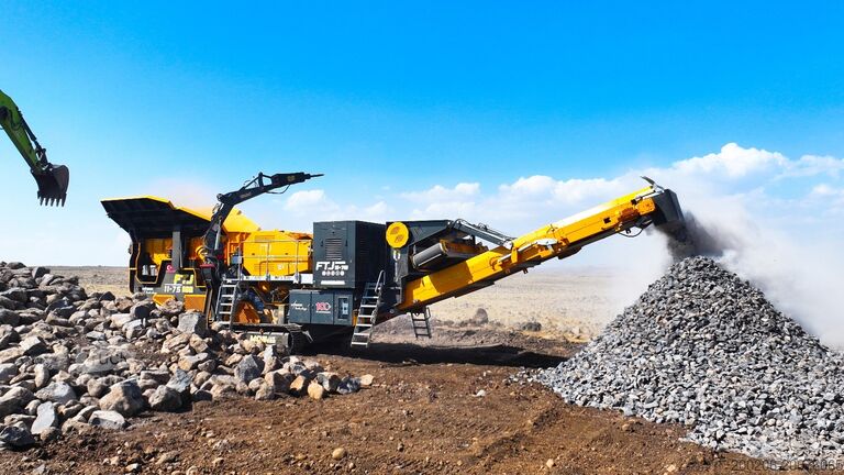 Zeefinstallaties & Breekinstallaties FABO crushing equipment FTJ-1175 mobile jaw crusher