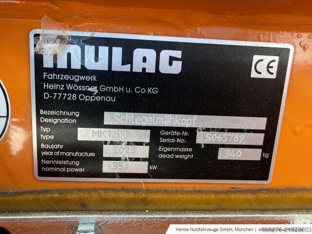 Tarım makinesi Mulag Mulag MKM 700 Unimog 99.900&euro; netto