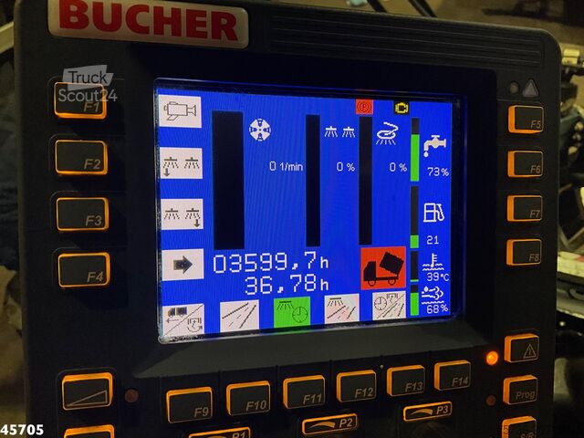 Balayeuse Bucher Citycat 2020 with 3-rd brush