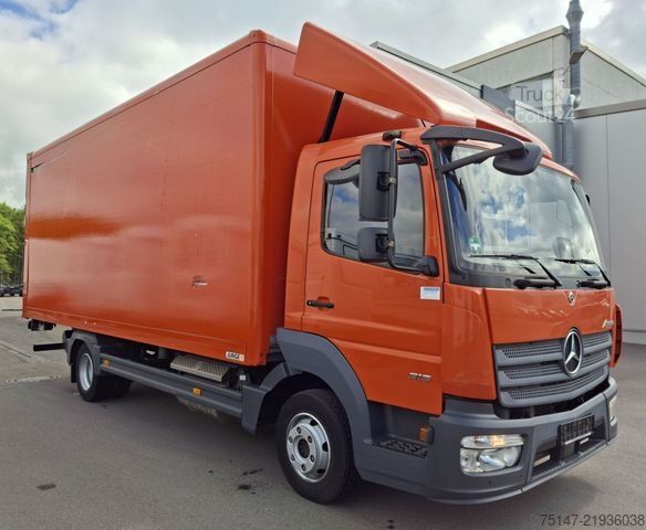 Dėžinis furgonas MERCEDES-BENZ 816 L Atego Klima Koffer Ladebordwand Euro6D