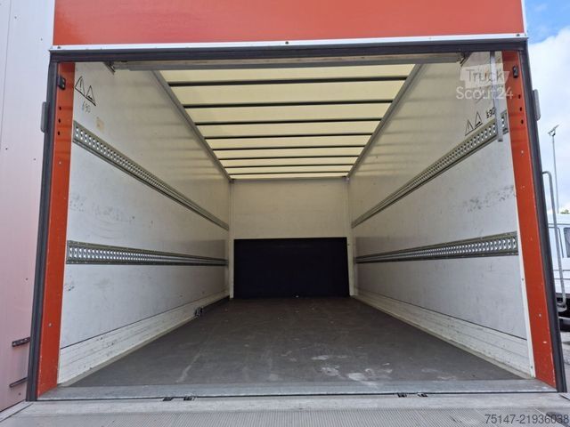 Dėžinis furgonas MERCEDES-BENZ 816 L Atego Klima Koffer Ladebordwand Euro6D