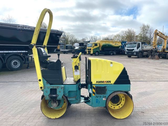 Viengubo būgno volas AMMANN Tandem-Vibrationswalze AV16-2