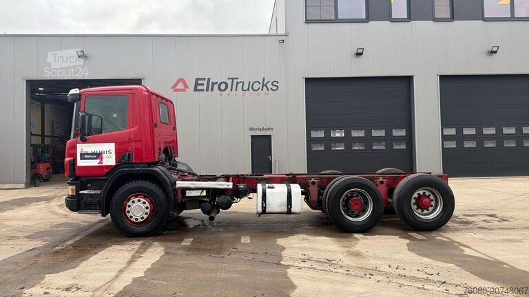 Kabinli şasi Scania 124 - 400 (MANUAL PUMP / 6X2 / BIG AXLE / GRAND...