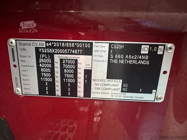 Standard-SZM Scania S660