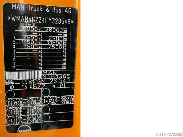 Vuilniswagen MAN 26.340 TGM Zöller Medium XL-S Zöller 2301