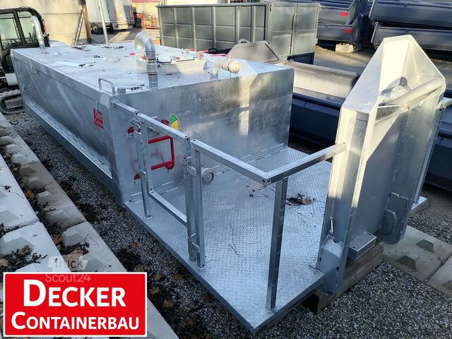 Container Decker Containerbau Wassertank 11m³ mit Plattform, Sonderbau
