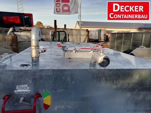 Container Decker Containerbau Wassertank 11m³ mit Plattform, Sonderbau