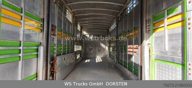 Hestetransporthenger PEZZIOLI 2 Stock RBA31F ausfahrbares Dach Viehanhänger