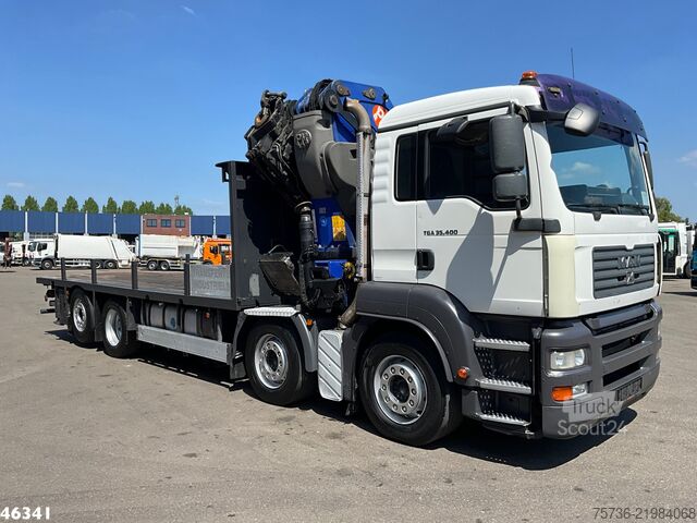 Ciężarówka z dźwigiem Man TGA 35.400 8x2 PM 63 Tonmeter laadkraan