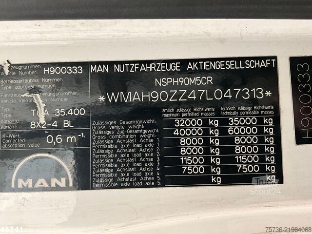 Kranwagen Man TGA 35.400 8x2 PM 63 Tonmeter laadkraan