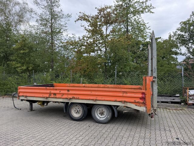 Lågbyggd trailer Möslein TT 105 Schwebheim  Tandemtieflader