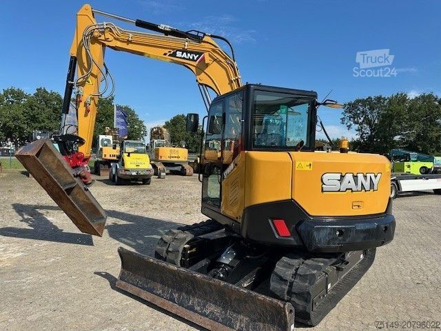Гусеничный экскаватор SANY SY 80U, Hydr. S.W.S., Tilt, Klima, Neuwertig