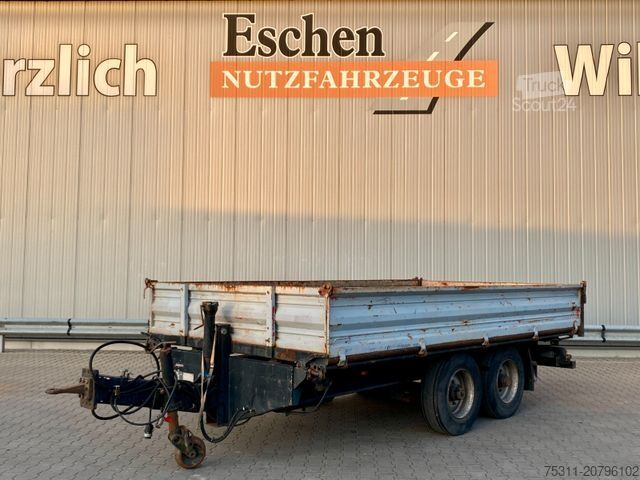 Rimorchio ribaltabile a tre lati FLIEGL TSK 100 | Rampen*Stützbeine*höhenverst. Zugvorr.