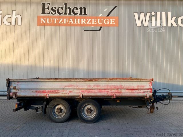 Rimorchio ribaltabile a tre lati FLIEGL TSK 100 | Rampen*Stützbeine*höhenverst. Zugvorr.