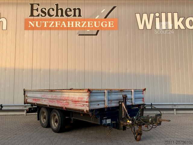 Tristrani nagibni priklopnik FLIEGL TSK 100 | Rampen*Stützbeine*höhenverst. Zugvorr.