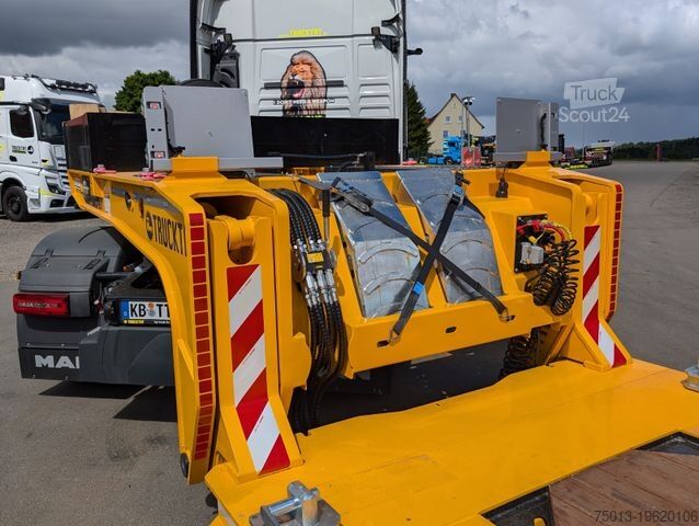 Tieflader-Sattelauflieger  Pendelachsen, Teleskopierbar, MIETEN?