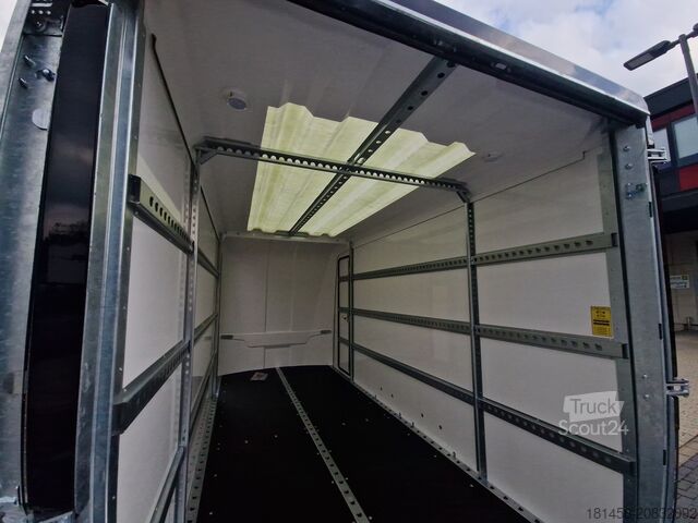 Remorque à caisse Brian James Trailers Box Van 600- Rampe Tür Kombination