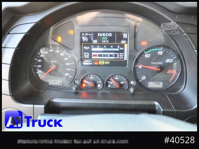 Camión de bebidas IVECO Stralis 460, Orten Schwenkwand Bär LBW, Lenkachse