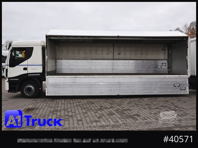Beverage truck IVECO Stralis 420, Böse Schwenkwand LBW, Lenkachse