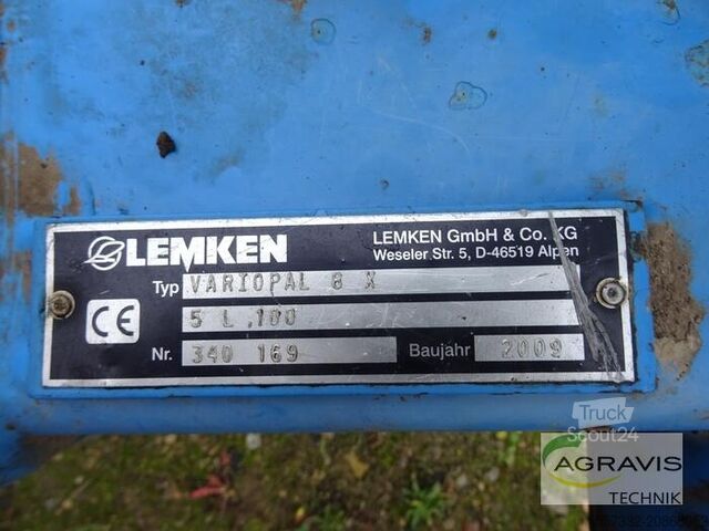Charrue Lemken VARIOPAL 8X 5 L 100