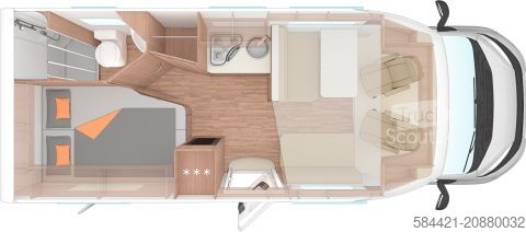 Polintegriran avtodom Weinsberg CaraSuite 650 MF *Rahmenfenster*Media-Paket*