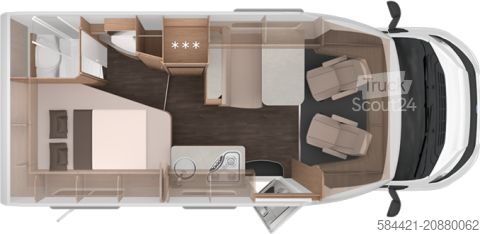 Autocaravana semi-integrada Knaus L!VE TI 590 MF Platinum Selection MJ 26*Automatik*Rahmenfenster*