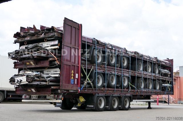 Открытый полуприцеп с тентом KRONE SD Pritsche Plane XL MegaLiner Bordwände 5x
