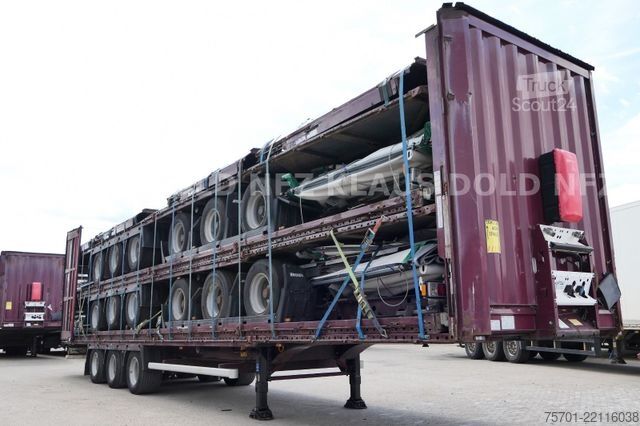 Открытый полуприцеп с тентом KRONE SD Pritsche Plane XL MegaLiner Bordwände 5x