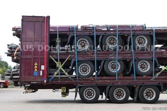 Открытый полуприцеп с тентом KRONE SD Pritsche Plane XL MegaLiner Bordwände 5x