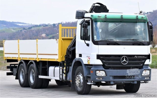 رافعة مثبتة على شاحنة MERCEDES-BENZ ACTROS 2632 * HIAB 144B-3HIDUO+FUNK / 6x4