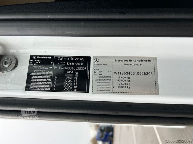 Standard-SZM Mercedes-Benz Actros 1842 StreamSpace / 424 dkm / NL Truck / ...